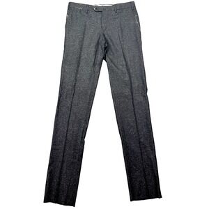 PT Torino Mens Dress Pants Deluxe Comfort Wool Slim‎ Stretch 34x36 Black